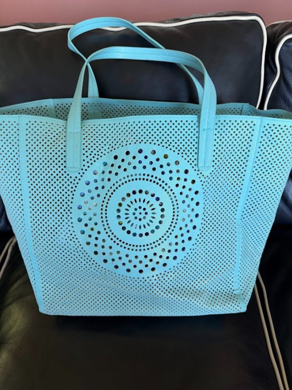 Aqua Merona Tote Bag